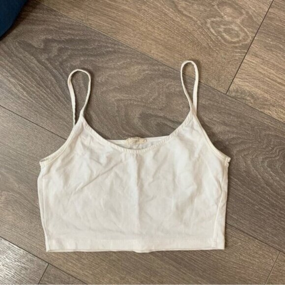 Wilfred Free Aritzia Women's Tank Top Cropped White Size XXS - Picture 7 of 14